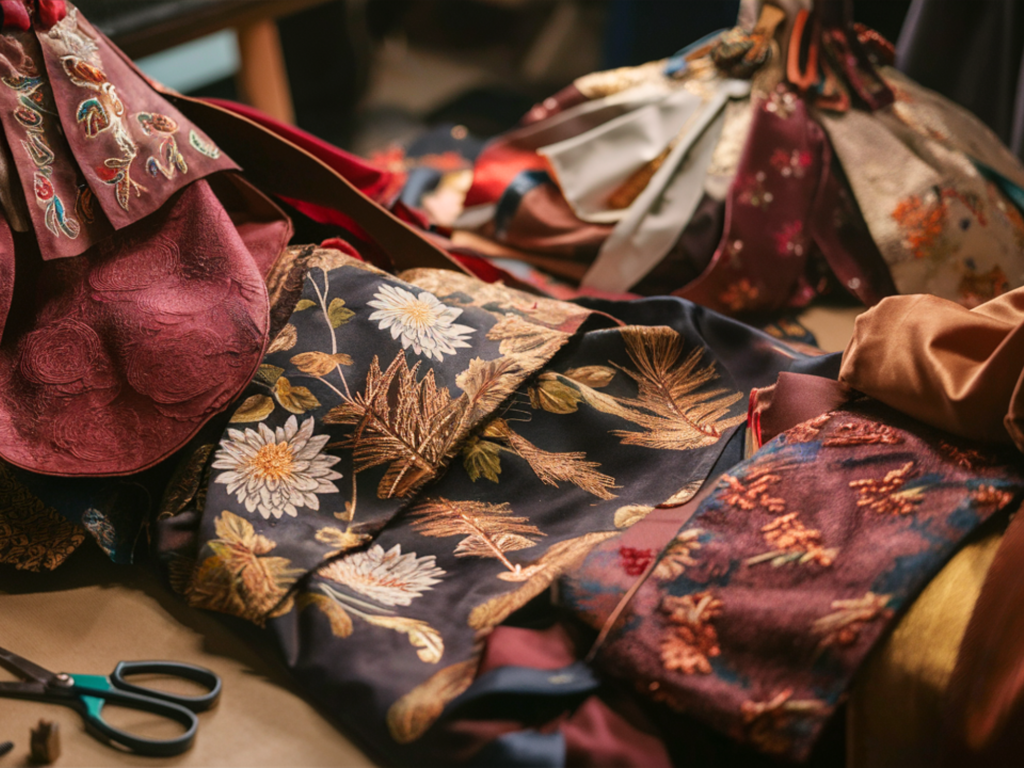 5 timeless warm tones for fall seasonal hanbok 04 autumn winter fabrics Autumn's Palette: 5 Timeless Warm Tones for Fall Seasonal Hanbok 5-timeless-warm-tones-for-fall-seasonal-hanbok-autumn-winter-fabrics©hanbokbeauties