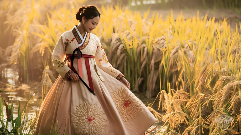 jeolla's-fall-seasonal-hanbok-nubi-quilt-chrysanthemum-pattern-golden-rice-field