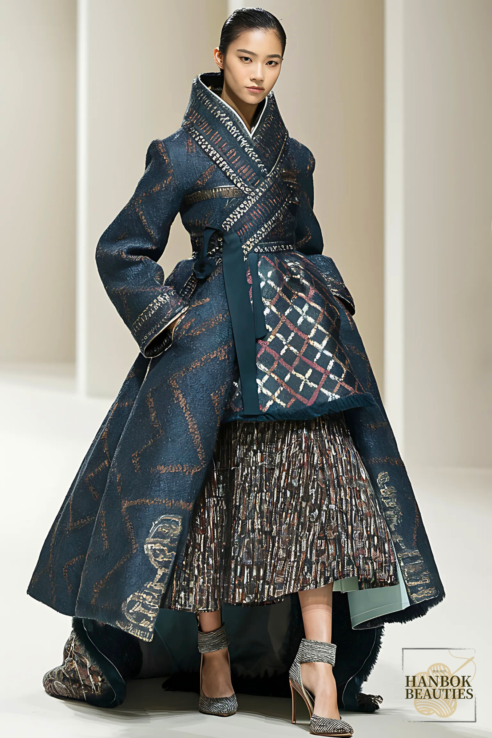 Modern-Navy-Quilted-Winter-Hanbok-Design