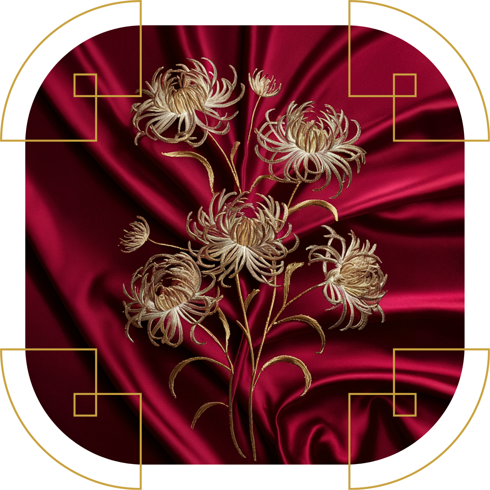 golden chrysanthemum embroidery on burgundy silk winter flowers in hanbok design 03920.00img 3 Hidden Winter Flowers in Hanbok Design golden-chrysanthemum-embroidery-motif-on-burgundy-silk-winter-flowers-in-hanbok-design